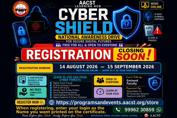 NATIONAL AWARENESS DRIVE: CYBER SHIELD (14 August 2026 to 15 September 2026)